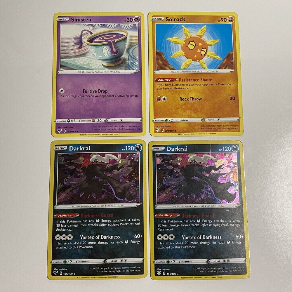 Pokémon Cards Darkness Ablaze Lot Of 12 Cards including Holos - Picture 4 of 7